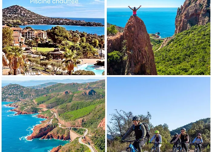 Cap Esterel Famille - Multisports- Appartement 4 Personnes En Rez De Jardin - Vue Mer -Terrasse -Parking - Saint-Raphaël