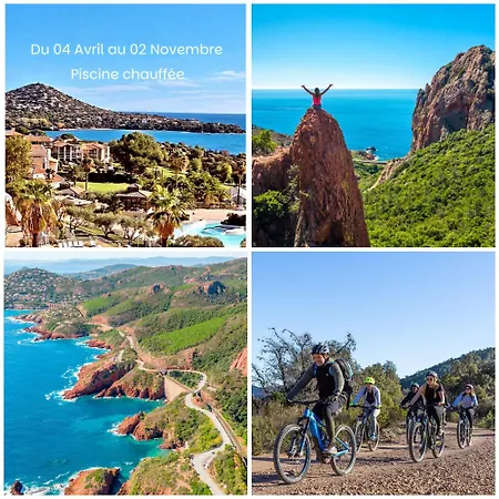 CAP ESTÉREL Famille Multisports-2 pièces vue Mer -JARDIN - Parking -Climatisation- 5 piscines dont une chauffée Animations petits et Grands à partir du 04 Avril au 02 Novembre Saint-Raphaël