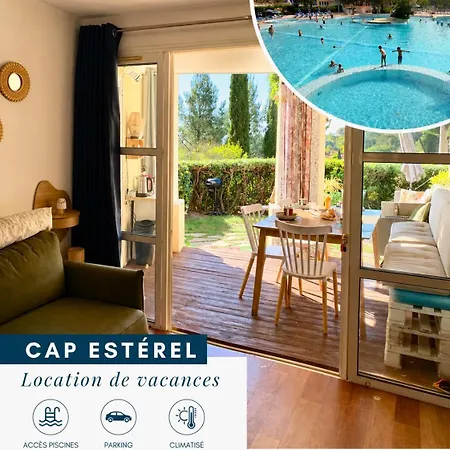 Appartement Avec Jardin Et Terrasse - Vue Mer -Terrasse -Parking -Piscine Chauffee 04 Avril & 01 Novembre - Parc Residentiel En Front De Mer Saint-Raphaël