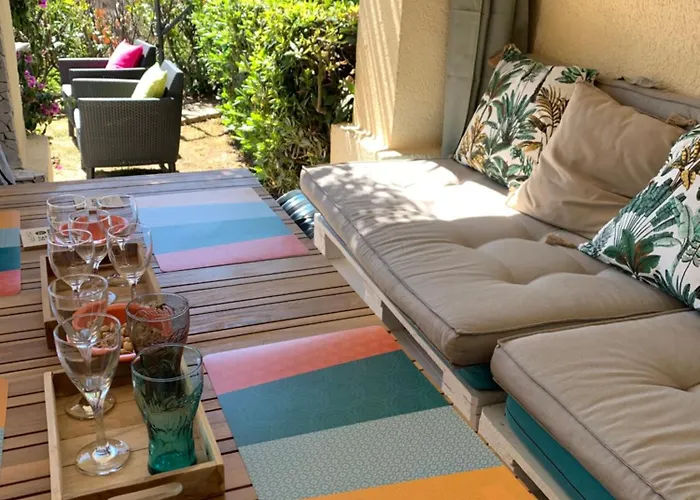 CAP ESTÉREL Famille Multisports-2 pièces vue Mer -JARDIN - Parking -Climatisation- 5 piscines dont une chauffée Animations petits et Grands à partir du 04 Avril au 02 Novembre Apartamento