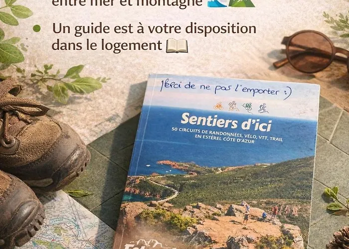 Cap Esterel Famille - Multisports- Appartement 4 Personnes En Rez De Jardin - Vue Mer -Terrasse -Parking - *